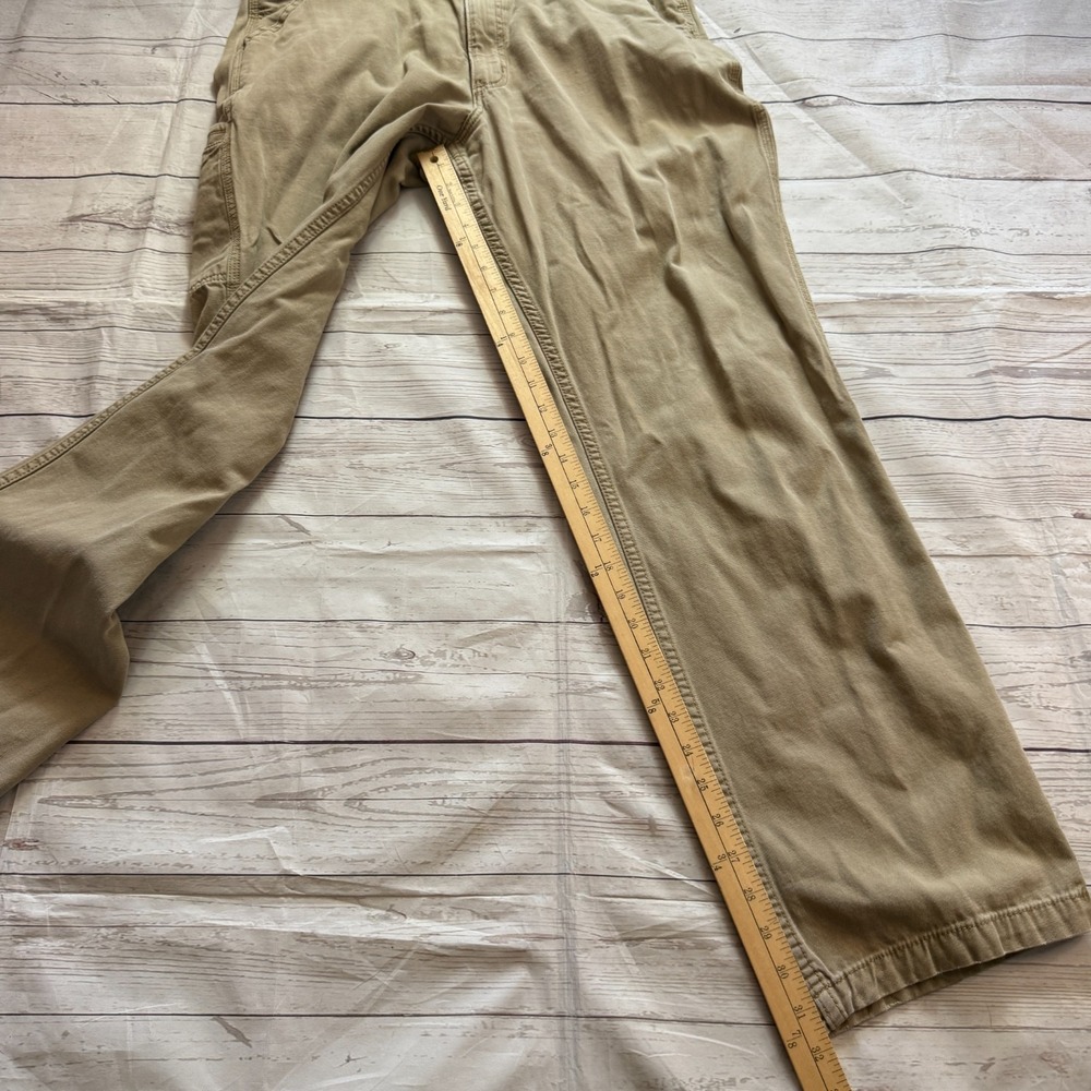 Carhartt‎ Relaxed Fit Workwear Pants Khaki Beige RN 14806 Men's Size 36x34 - Picture 7 of 15